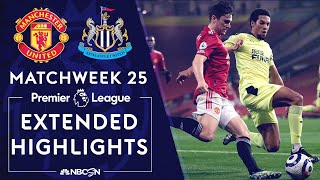 Manchester United v Newcastle  PREMIER LEAGUE HIGHLIGHTS  2212021  NBC Sports [upl. by Oiziruam]