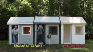 FireGuard E84 Intumescent Coating Demonstration [upl. by Anirol451]