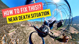 NEAR DEATH  Acro Paragliding going WRONG [upl. by Acisej872]