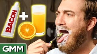 Toothpaste and Orange Juice Experiment [upl. by Nawd]