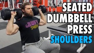 How to Build quotPERFECTquot Shoulders DUMBBELLS ONLY [upl. by Assillam]