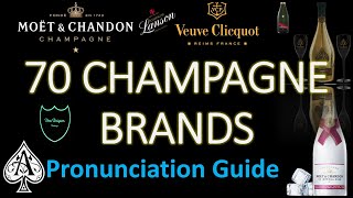 Classy Pronunciation  Famous Champagne Brands [upl. by Vasilis]