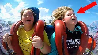 Girls Passing Out 6  Funny Slingshot Ride Compilation [upl. by Randie622]