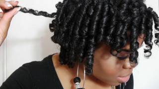 Flexi Rod Set  Natural Hair Tutorial Attempt 2  SimplYounique [upl. by Fugate]