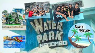 Negombo beach  WATER PARK  Travel Freedom  Chala Ruu [upl. by Caassi]