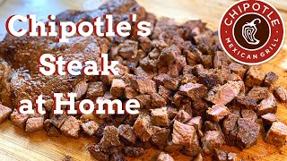 Chipotles Steak Recipe at Home  Cooked by a Former Chipotle Employee shorts [upl. by Ellertal449]