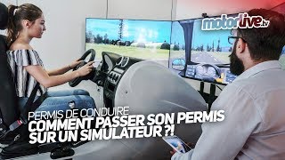 Comment passer son permis sur un simulateur   REPORTAGE 12 [upl. by Ashford]