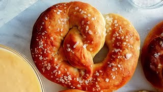 Homemade Soft Pretzels  HOW TO MAKE PRETZELS [upl. by Narmis]