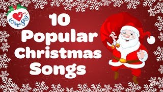 Top 10 Popular Christmas Songs and Carols Playlist 🎅 [upl. by Anaejer]