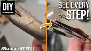 How to Polish and Plate a Golf Club  2004 Mizuno MP32 [upl. by Ecinert]