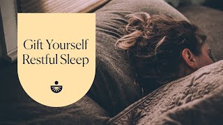 Deepak Chopra Gift Yourself Restful Sleep A Guided Meditation [upl. by Ahsima]