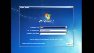 Formatting and Clean Install of Windows 7 [upl. by Milton912]