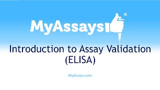 Introduction to Assay Validation ELISA [upl. by Terrag]