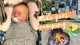 Milo’s Morning While Camping In An RV  Reborn Baby Roleplay [upl. by Berstine]