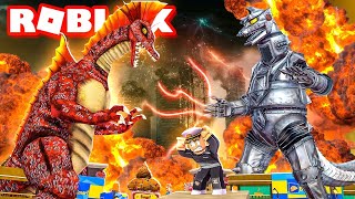 MECHAGODZILLA II vs TITANOSAURUS in ROBLOX [upl. by Chancey]