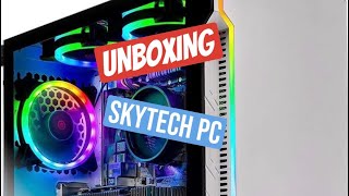 Unboxing Skytech Archangel Gaming PC [upl. by Yenruogis]