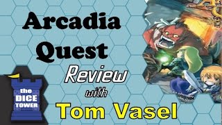 Arcadia Quest Review  with Tom Vasel [upl. by Camarata]