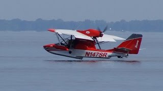 Flying the Progressive Aerodyne Searey Elite Amphibious Light Sport Aircraft – AINtv [upl. by Yorick]