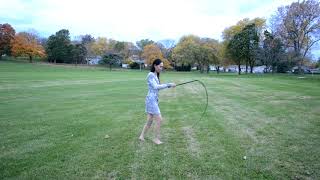 Whip Cracking Tutorial  The Underhand Flick [upl. by Richers]