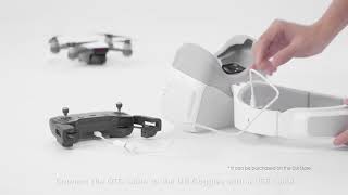 How to Connect DJI Goggles to the Aircraft [upl. by Rimaj]