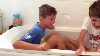 ICE BATH CHALLENGE 1 With questions [upl. by Dirraj]