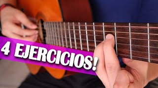 4 EJERCICIOS DIARIOS QUE UN PRINCIPIANTE EN GUITARRA DEBE PRACTICAR [upl. by Ahsead]