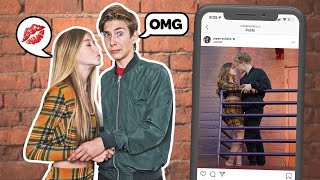 Recreating Famous TIKTOK COUPLES Photos Challenge WHOS THE BETTER COUPLE ❤️📷 Sawyer Sharbino [upl. by Geminian]