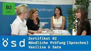 ÖSD Zertifikat B2 – Mündliche Prüfung Sprechen [upl. by Erasaec783]