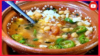 SOPA DE GARBANZO  SOPA DE GARBANZO ALA MEXICANA [upl. by Enaelem]