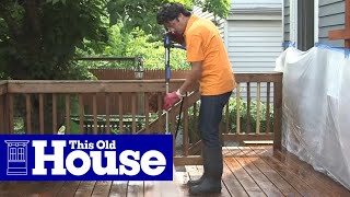 How to Restore a Deck  This Old House [upl. by Vander734]