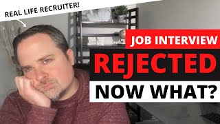 How To Handle Job Rejection After an Interview [upl. by Wyatan]