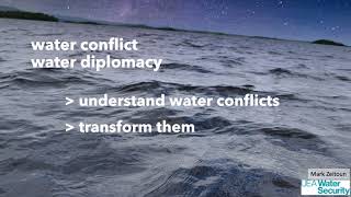 Water Conflict Water Diplomacy  Mark Zeitoun [upl. by Arleyne210]