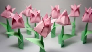 Origami Tulip [upl. by Eugeniusz]