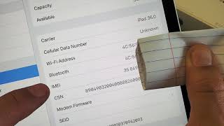 iPad Pro How to Find IMEI Number 2 Ways [upl. by Auginahs]