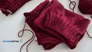 How to Knit a Cardigan Part one [upl. by Thaxter893]