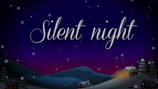 Silent Night Holy Night Song – With Lyrics [upl. by Ihtraa]