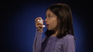 Using a metered dose inhaler one to two inches from mouth [upl. by Paz]