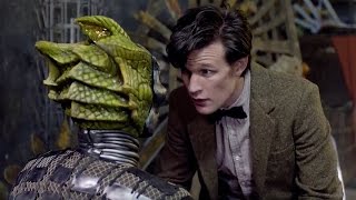 A Silurian Unmasked  The Hungry Earth  Doctor Who [upl. by Aleahpar]