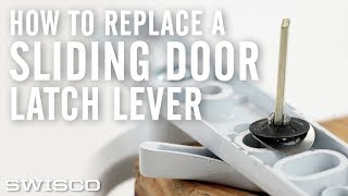 How to Replace a Sliding Glass Door Latch Lever [upl. by Kristal]