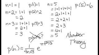 Ramanujan and Partitions of Positive Integers [upl. by Whale]