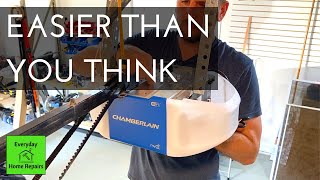 Replacing a Chamberlain Garage Door Opener  10 Minute Install [upl. by Ennaul]