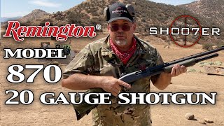 REMINGTON 870 20GAUGE SHOTGUN  SH007ER Reviews [upl. by Mil]