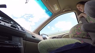 mom gave birth to our baby in the car real footage [upl. by Niela]