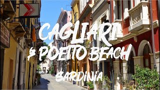 CAGLIARI amp POETTO BEACH – Sardinia 🇮🇹 Full HD [upl. by Siol170]