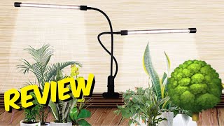 GooingTop Grow Light 100W Bonsai Plant Light Growth Review [upl. by Yahsram92]