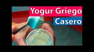 Yogur Natural Griego Casero  Oikos [upl. by Sitnerp319]