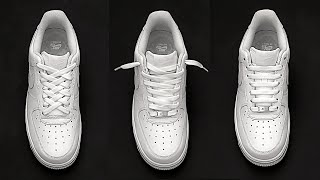 4 Cool Ways How to Lace Nike Air Force 1 Nike Air Force 1 Lacing [upl. by Yeliac872]