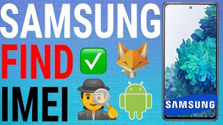 How To Find IMEI number on Samsung Galaxy Phones [upl. by Giulia302]