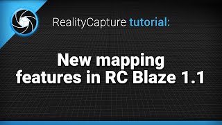 RealityCapture tutorial New mapping features RC Blaze 11 [upl. by Aryad]