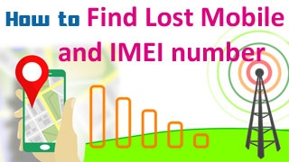 How to Find Lost Mobile and IMEI number [upl. by Ahsiam]